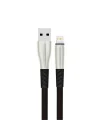 Mey İthalat®  S89 Metal Uçlu Lightning Kablo iphone Uyumlu 1M 2.4A - Siyah