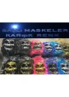 Mey İthalat® Saçlı Kuru Kafa İskelet Maske 1 Adet