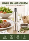 Mey İthalat® Sağlıklı ve Dayanıklı Gıda Sınıfı Paslanmaz Çelik Öğütücü Yeni Nesil