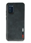 Mey İthalat®  Samsung Galaxy A02S Kılıf Loop Deri Silikon - Lacivert
