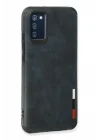 Mey İthalat®  Samsung Galaxy A02S Kılıf Loop Deri Silikon - Lacivert