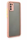 Mey İthalat®  Samsung Galaxy A02S Kılıf Montreal Silikon Kapak - Pembe