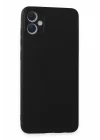 Mey İthalat®  Samsung Galaxy A05 Kılıf First Silikon - Siyah