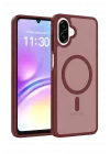 Mey İthalat®  Samsung Galaxy A07 4G Jota Magsafe Kapak - Bordo
