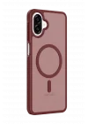 Mey İthalat®  Samsung Galaxy A07 4G Jota Magsafe Kapak - Bordo