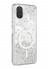 Mey İthalat®  Samsung Galaxy A07 4G Misk Simli Magsafe Kapak - Desen 1
