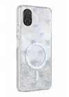 Mey İthalat®  Samsung Galaxy A07 4G Misk Simli Magsafe Kapak - Desen 3
