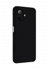 Mey İthalat®  Samsung Galaxy A07 4G Nano içi Kadife Silikon - Siyah