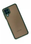 Mey İthalat®  Samsung Galaxy A12 Kılıf Montreal Silikon Kapak - Yeşil