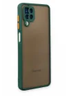 Mey İthalat®  Samsung Galaxy A12 Kılıf Montreal Silikon Kapak - Yeşil
