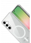 Mey İthalat®  Samsung Galaxy A16 5G Combo Sert Şeffaf Magsafe Kapak - Şeffaf