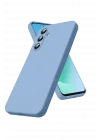 Mey İthalat®  Samsung Galaxy A17 5G Nano içi Kadife Silikon - Mavi