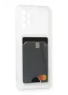 Mey İthalat®  Samsung Galaxy A23 4G Kılıf Kart Şeffaf Silikon - Şeffaf