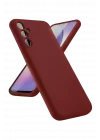 Mey İthalat®  Samsung Galaxy A24 4G Kılıf First Silikon - Bordo