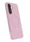 Mey İthalat®  Samsung Galaxy A26 Regal Magsafe Standlı Kapak - Açık Pembe