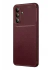 Mey İthalat®  Samsung Galaxy A27 5G Auto Focus Karbon Kapak - Bordo