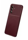 Mey İthalat®  Samsung Galaxy A27 5G Auto Focus Karbon Kapak - Bordo