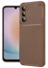 Mey İthalat®  Samsung Galaxy A27 5G Auto Focus Karbon Kapak - Kahverengi