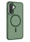 Mey İthalat®  Samsung Galaxy A27 5G Jota Magsafe Kapak - Koyu Yeşil