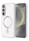 Mey İthalat®  Samsung Galaxy A27 5G Kross Magneticsafe Kapak - Gümüş