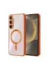 Mey İthalat®  Samsung Galaxy A27 5G Kross Magneticsafe Kapak - Turuncu
