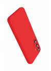 Mey İthalat®  Samsung Galaxy A27 5G Nano içi Kadife Silikon - Kırmızı