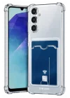 Mey İthalat®  Samsung Galaxy A27 Kılıf Kart Şeffaf Silikon - Şeffaf