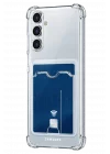 Mey İthalat®  Samsung Galaxy A27 Kılıf Kart Şeffaf Silikon - Şeffaf