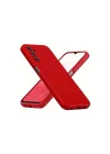 Mey İthalat®  Samsung Galaxy A34 5G Kılıf First Silikon - Kırmızı