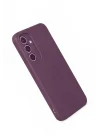 Mey İthalat®  Samsung Galaxy A35 5G Kılıf First Silikon - Mürdüm