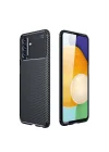 Mey İthalat®  Samsung Galaxy A36 Kılıf Auto Focus Karbon Kapak - Siyah