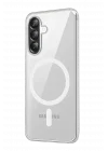 Mey İthalat®  Samsung Galaxy A37 5G Combo Sert Şeffaf Magsafe Kapak - Şeffaf