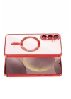 Mey İthalat®  Samsung Galaxy A37 5G Kross Magneticsafe Kapak - Kırmızı