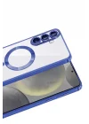 Mey İthalat®  Samsung Galaxy A37 5G Kross Magneticsafe Kapak - Lacivert