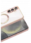 Mey İthalat®  Samsung Galaxy A37 5G Kross Magneticsafe Kapak - Rose