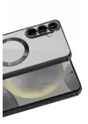 Mey İthalat®  Samsung Galaxy A37 5G Kross Magneticsafe Kapak - Siyah