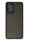 Mey İthalat®  Samsung Galaxy A52 Kılıf Montreal Silikon Kapak - Lacivert