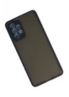 Mey İthalat®  Samsung Galaxy A52 Kılıf Montreal Silikon Kapak - Lacivert