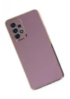 Mey İthalat®  Samsung Galaxy A52 Kılıf Volet Silikon - Mor