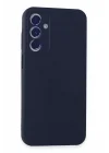 Mey İthalat®  Samsung Galaxy A55 5G Kılıf First Silikon - Lacivert