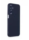 Mey İthalat®  Samsung Galaxy A55 5G Kılıf First Silikon - Lacivert