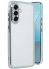 Mey İthalat®  Samsung Galaxy A56 Kılıf  Lensli Silikon - Gümüş