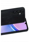 Mey İthalat®  Samsung Galaxy A57 5G Aras Deri Kapak - Siyah