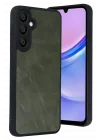 Mey İthalat®  Samsung Galaxy A57 5G Aras Deri Kapak - Yeşil
