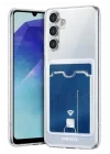 Mey İthalat®  Samsung Galaxy A57 5G Kart Şeffaf Silikon - Şeffaf