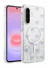 Mey İthalat®  Samsung Galaxy A57 5G Misk Simli Magsafe Kapak - Desen 3