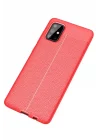 Mey İthalat®  Samsung Galaxy A71 Kılıf Auto Focus Kapak - Kırmızı