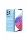 Mey İthalat®  Samsung Galaxy A73 5G Kılıf Optimum Silikon - Sky Blue
