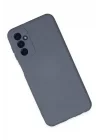 Mey İthalat®  Samsung Galaxy M23 Kılıf Nano içi Kadife Silikon - Gri