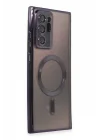 Mey İthalat®  Samsung Galaxy Note 20 Ultra Kılıf Kross Magneticsafe Kapak - Mor